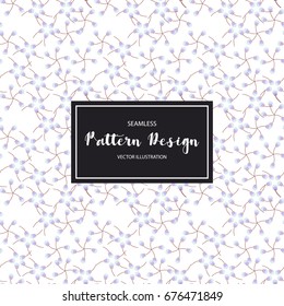 flower seamless pattern background vector.