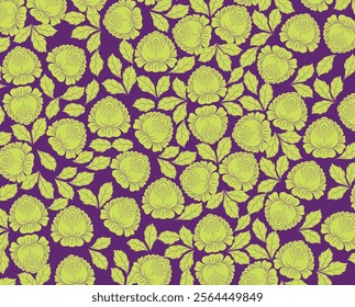 Flower seamless pattern background.A floral design 