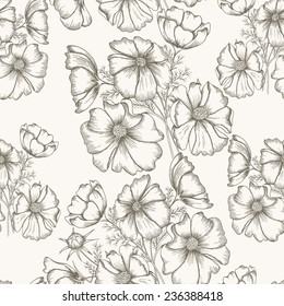 flower  seamless pattern can be used for wallpaper, website background, textile printing