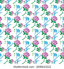 flower seamless pattern design and background wallpapers