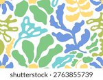 Flower  seamless pattern design with beautiful flower and leaves. botanical floral pattern designs for fabric, cotton, wallpaper, satin, gift wrap, carpet, backgrounds