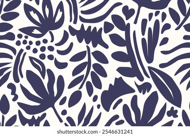 Flor design padrão sem emenda com flores e folhas bonitas. Flor arte. floral e design de padrão de folha para tecido, algodão, papel de parede, cetim, envoltório de presente, tapete, fundo.	