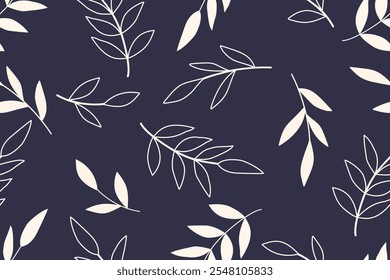 Flower seamless pattern design with beautiful flower and leaves. Flower art. floral and leaf pattern design for fabric, cotton, wallpaper, satin, gift wrap, carpet, background.