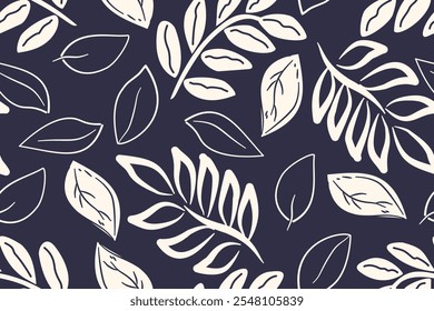 Flower seamless pattern design with beautiful flower and leaves. Flower art. floral and leaf pattern design for fabric, cotton, wallpaper, satin, gift wrap, carpet, background.