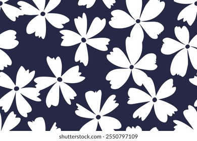 Flower seamless pattern design with beautiful flower and leaves. Flower art. floral and leaf pattern design for fabric, cotton, wallpaper, satin, gift wrap, carpet, background.	