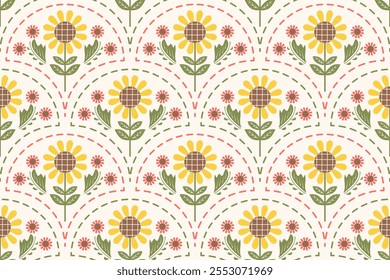 Flower seamless pattern design with beautiful flower and leaves. Flower art. floral and leaf pattern design for fabric, cotton, wallpaper, satin, gift wrap, carpet, background.