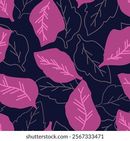 Flower seamless pattern design with beautiful flower and leaves. Flower art. floral and leaf pattern design for fabric, cotton, wallpaper, satin, gift wrap, carpet, background.	