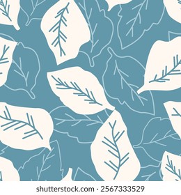 Flower seamless pattern design with beautiful flower and leaves. Flower art. floral and leaf pattern design for fabric, cotton, wallpaper, satin, gift wrap, carpet, background.	