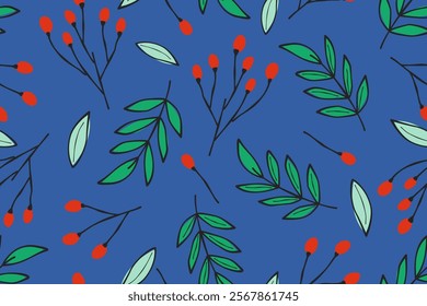 Flower seamless pattern design with beautiful flower and leaves. Flower art. floral and leaf pattern design for fabric, cotton, wallpaper, satin, gift wrap, carpet, background.	