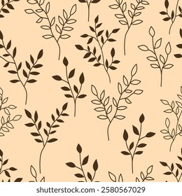 Flower seamless pattern design with beautiful flower and leaves. Flower art. floral and leaf pattern design for fabric, cotton, wallpaper, satin, gift wrap, carpet, background.	