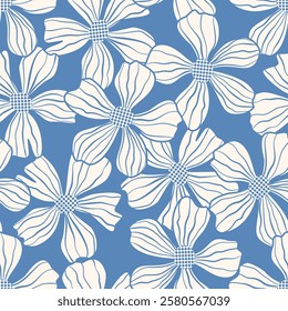 Flower seamless pattern design with beautiful flower and leaves. Flower art. floral and leaf pattern design for fabric, cotton, wallpaper, satin, gift wrap, carpet, background.	