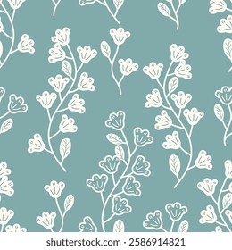 Flower seamless pattern design with beautiful flower and leaves. Flower art. floral and leaf pattern design for fabric, cotton, wallpaper, satin, gift wrap, carpet, background.