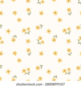 Flower  seamless pattern design with beautiful flower and leaves. botanical floral pattern designs for fabric, cotton, wallpaper, satin, gift wrap, carpet, backgrounds