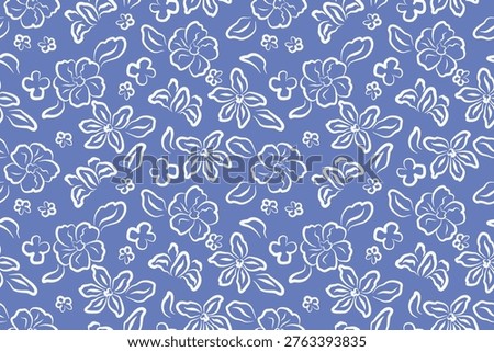 Flower  seamless pattern design with beautiful flower and leaves. botanical floral pattern designs for fabric, cotton, wallpaper, satin, gift wrap, carpet, backgrounds