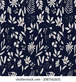 flower seamless pattern design for decorating, wallpaper, wrapping paper, fabric, backdrop and etc.
