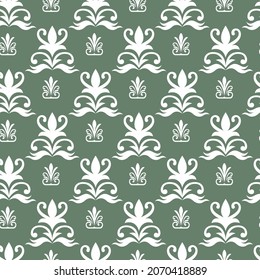 Flower Seamless Pattern Design. Vector illustration