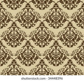 Flower seamless pattern, element for design, vector illustration