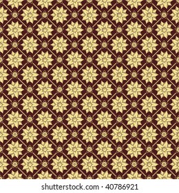 Flower seamless pattern, element for design, vector illustration