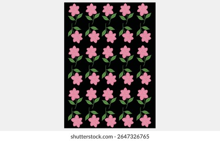 Blume nahtlose Muster Stoff-Design für den Einsatz.