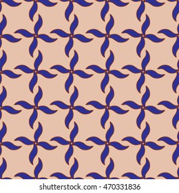 Flower seamless pattern. Fashion graphic background design. Abstract texture. Colorful template for prints, textiles, wrapping, wallpaper, website etc. VECTOR illustration