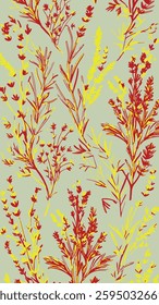 Flower Seamless Pattern , Floral Seamless Pattern.