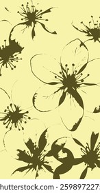 Flower Seamless Pattern , Floral Seamless Pattern.