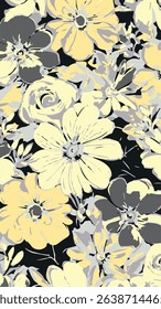 Flower Seamless Pattern , Floral Seamless Pattern.