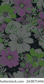 Flower Seamless Pattern , Floral Seamless Pattern.