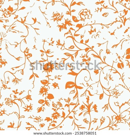 Flower Seamless Pattern , Floral Seamless Pattern.