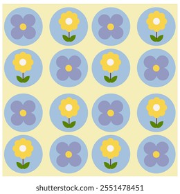 flower seamless pattern.
seamless floral.
cute seamless pattern.
pastel color pattern.