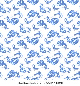 flower seamless pattern. Floral ornament.