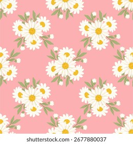 Flower seamless pattern illustration floral background