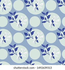 Flower seamless pattern illustration in pastel background. Can use for print, template, fabric, presentation, textile, banner, poster, wallpaper