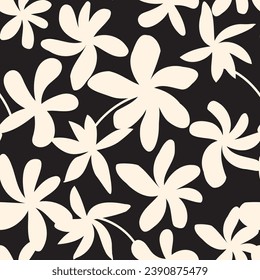 flower seamless pattern. Many kinds of botanical plants hand drawn style illustration, Design or fashion, fabric, web, wallpaper, wrapping, and all prints.