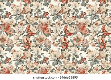 patrón sin costura de la flor en el fondo