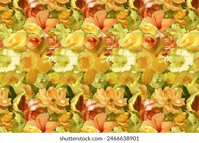 flower seamless pattern on background