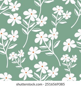 flor padrão sem emenda no fundo