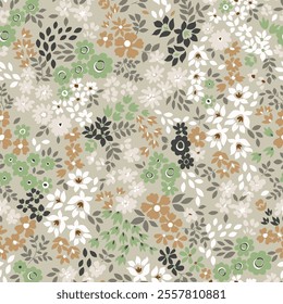 flower seamless pattern on background