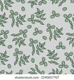 flower seamless pattern on background