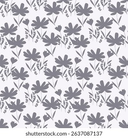 flower seamless pattern on background