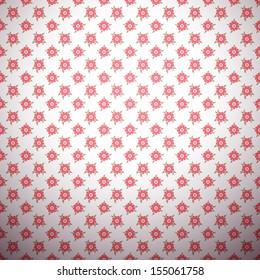 Flower seamless pattern on white background. Vector illustration for your beautiful romantic design.