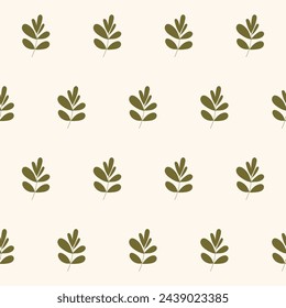 Flower Seamless Pattern. Simple Doodle Floral Textile Swatch. Flower Baby Fabric Print Decoration.  