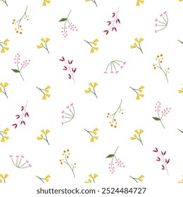 Flower seamless pattern. Tender soft pastel colors pattern.  For wallpaper, background, cover, fabrics, and textiles.