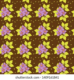 Flower Seamless Pattern, Texture Design