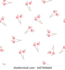 Flower seamless pattern in vector