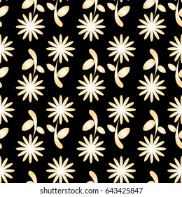 flower seamless pattern. vector background.