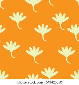 flower seamless pattern. vector background.