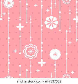 flower seamless pattern. vector background.