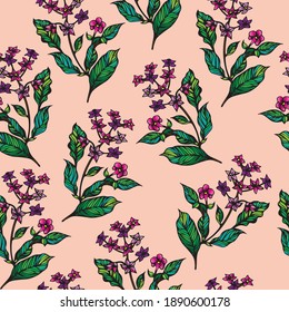 flower seamless pattern vector design