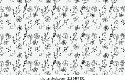 Flower Seamless Pattern vector design